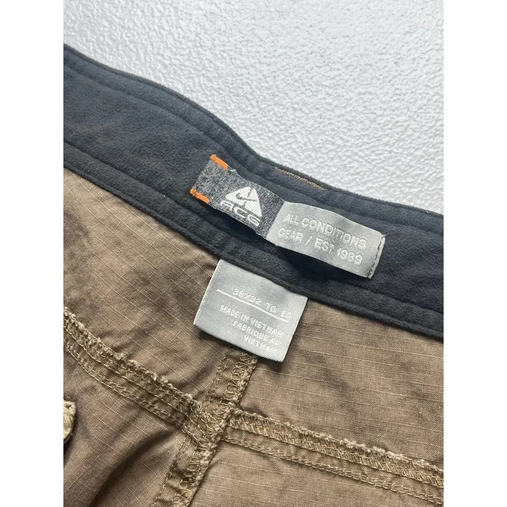 Nike Acg All Conditions Gear Camo Pants Size 38x32 Camouflage‎ Y2K